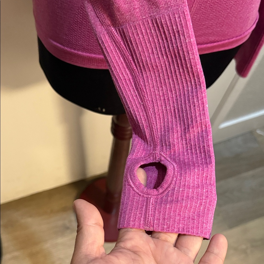 lululemon athletica Fuchsia Long Sleeve Tee - Picture 4 of 8